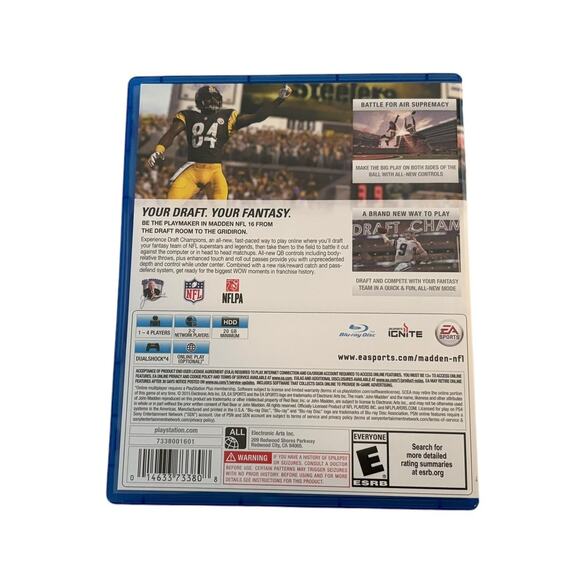 Madden NFL 16 - Sony Playstation 4 USED Excellent - Picture 4 of 4